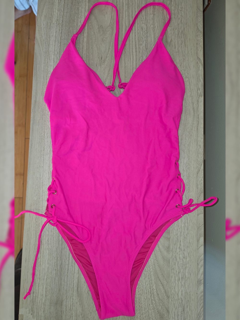 Hot Pink One-Piece Swimsuit